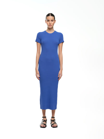 Camilla Knit Dress-Cobalt