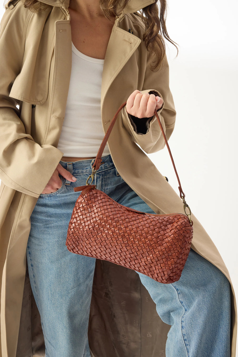 Basque Midi Bag - Amber