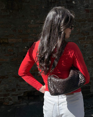 Basque Midi Bag - Chocolate