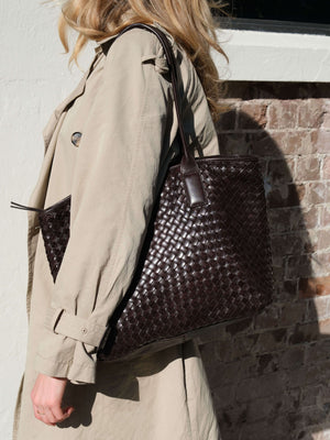 Basque Tote - Chocolate
