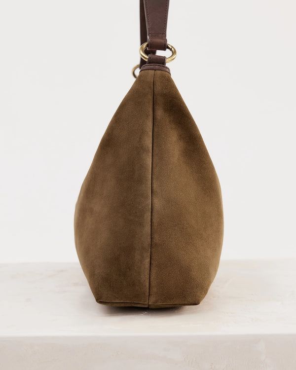 Suede Slouchy - Chestnut