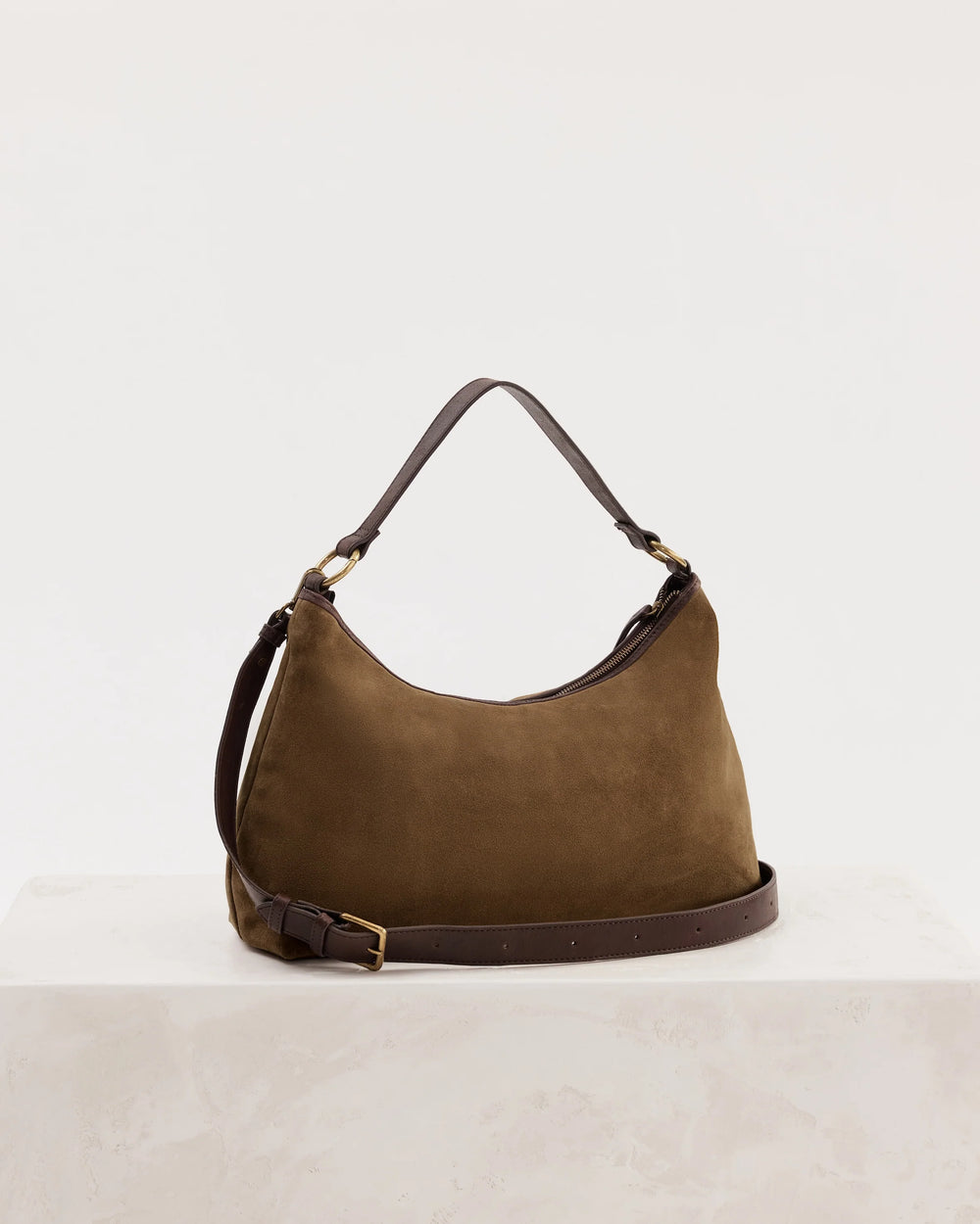 Suede Slouchy - Chestnut