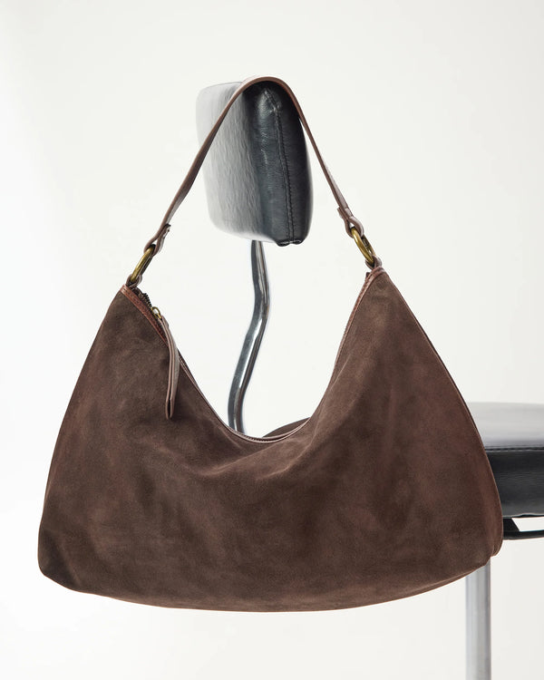 Suede Slouchy - Chocolate