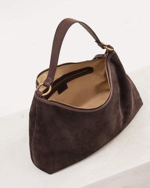 Suede Slouchy - Chocolate