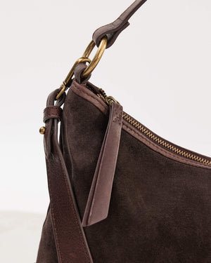 Suede Slouchy - Chocolate