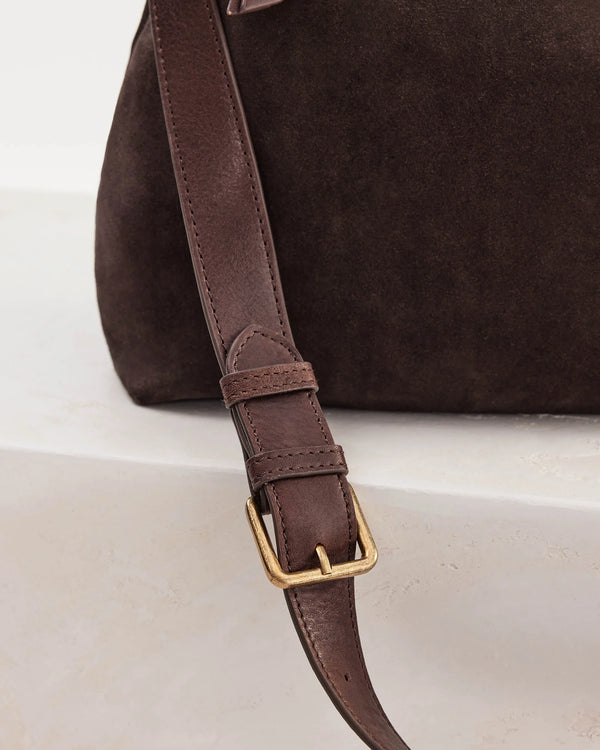 Suede Slouchy - Chocolate