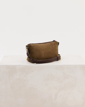 Suede Teddy Bag - Chestnut