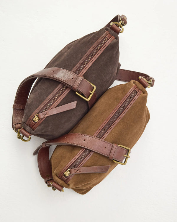 Suede Teddy Bag - Chocolate