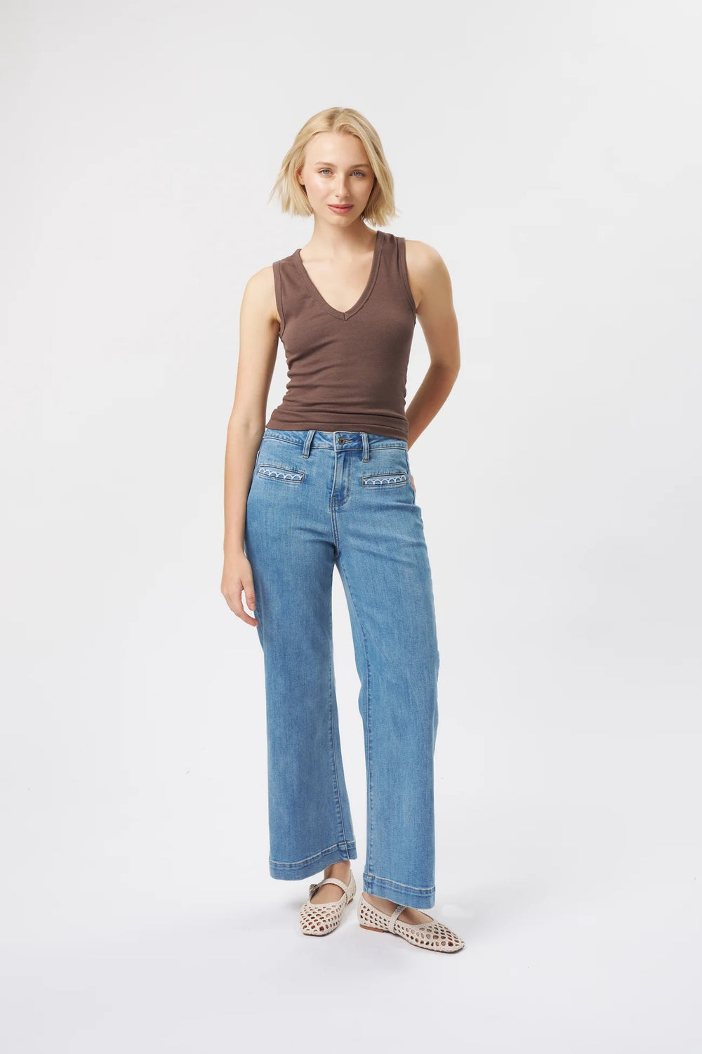 Freya Jean Scallop - 70s Blue