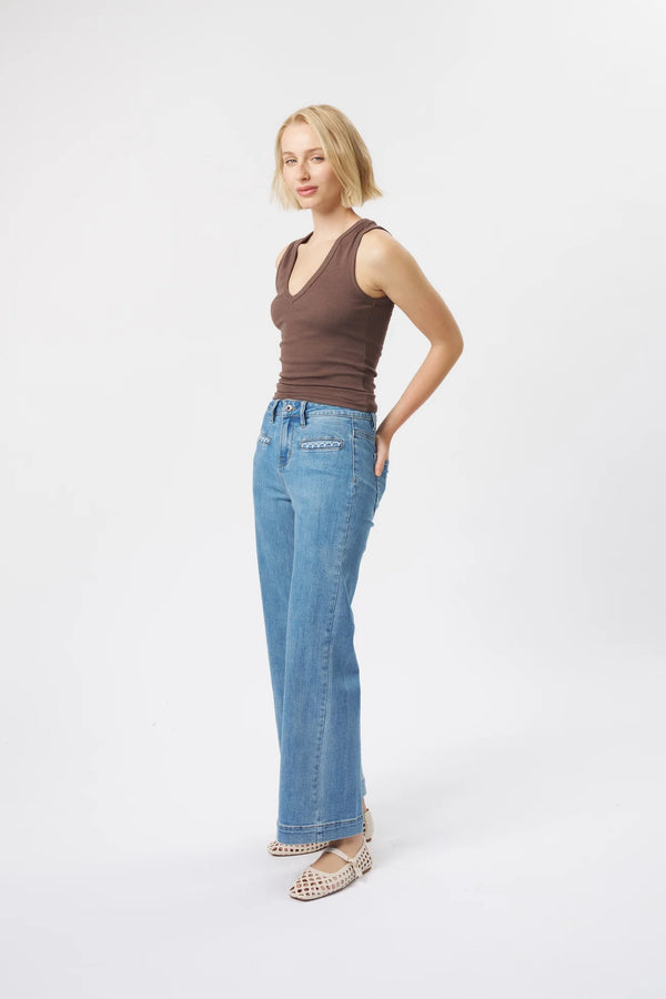 Freya Jean Scallop - 70s Blue