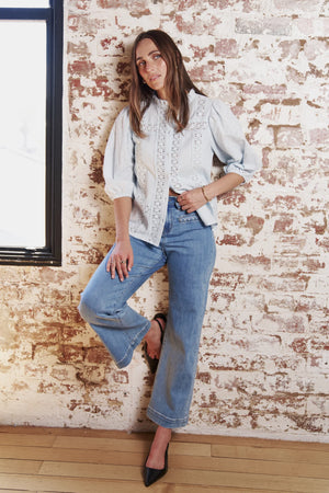Freya Jean Scallop - 70s Blue