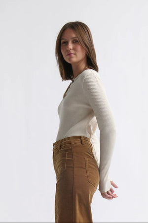 Heather Top  - Vanilla