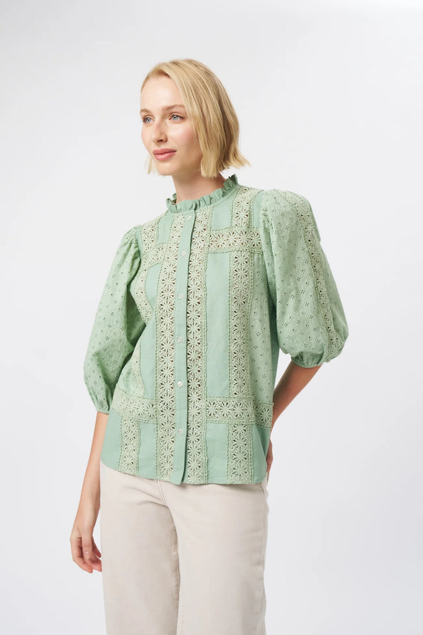 Isabella Shirt - Grape Green
