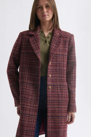 Kari Coat - Speckled Pink
