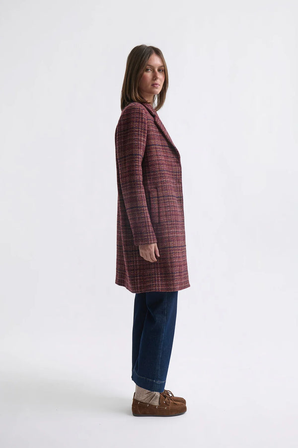 Kari Coat - Speckled Pink