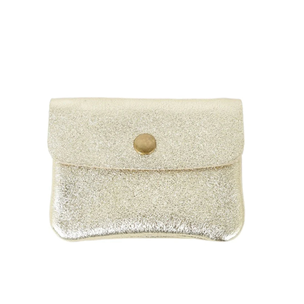 Coin Purse Metallic Gold