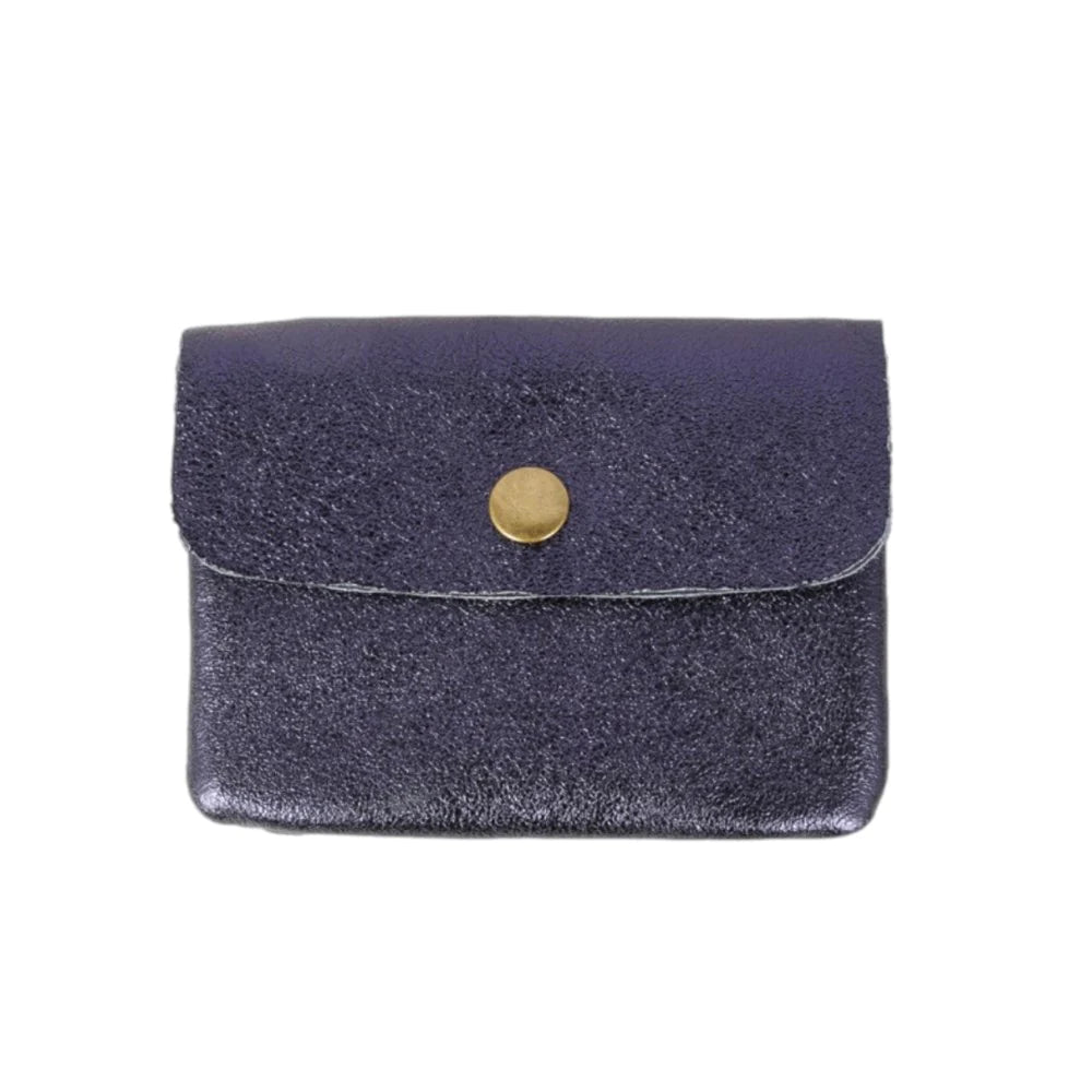 Coin Purse Metallic Marine