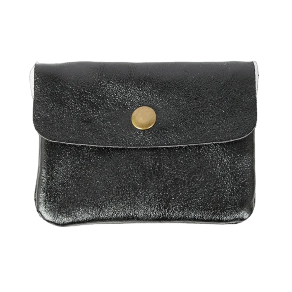 Coin Purse Metallic Midnight