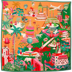 Silk Scarf 50x50