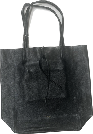Large Tote Metallic Midnight
