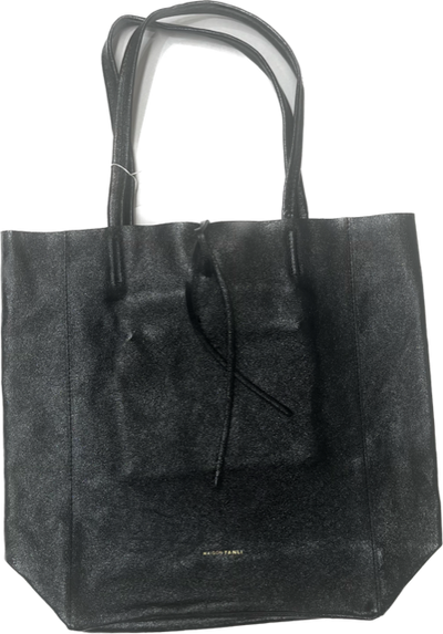 Large Tote Metallic Midnight