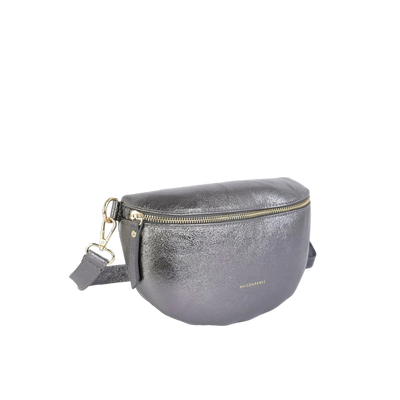 Bum Bag Metallic Marine