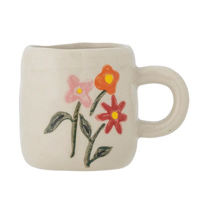 Millie Cup Stoneware - White