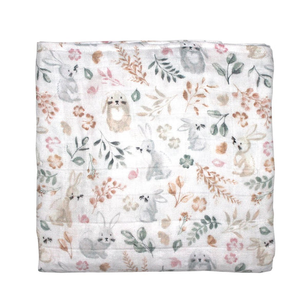 Muslin Wrap - Whimsical Bunny