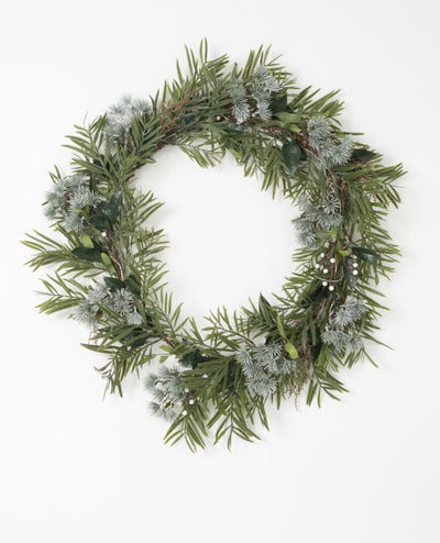 Native Wreath LED with Berries