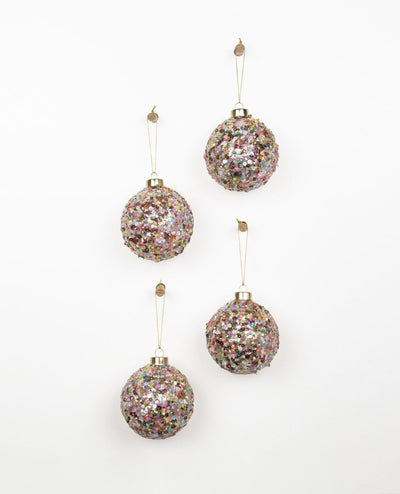 Wanderlust Hanging Baubles Sequins - Set of 4