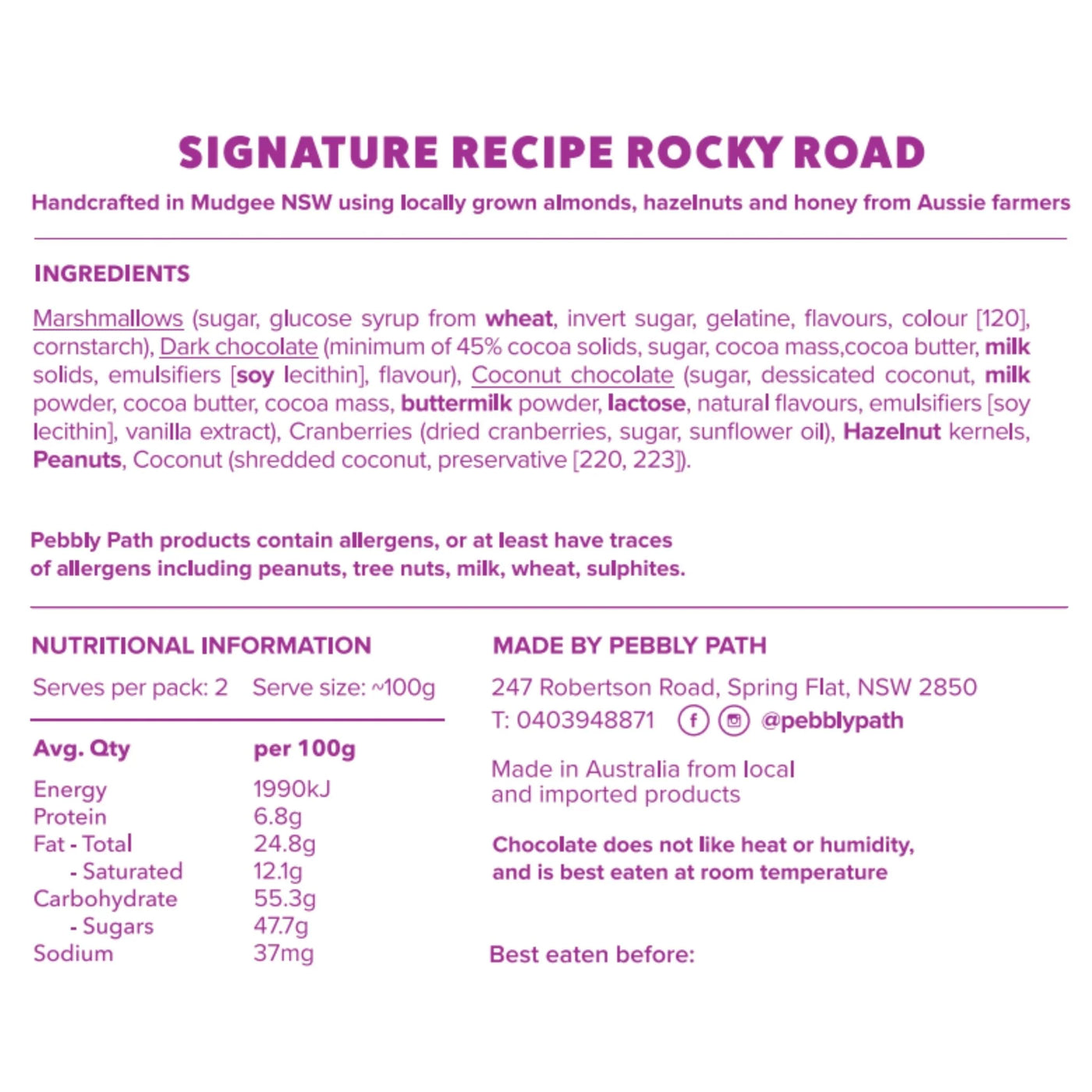 Rocky Road - Signature Recipe