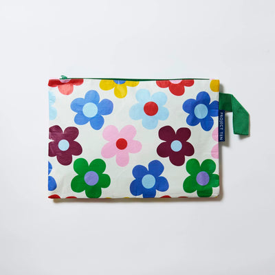 Large Zip Pouch - Sunny Floral