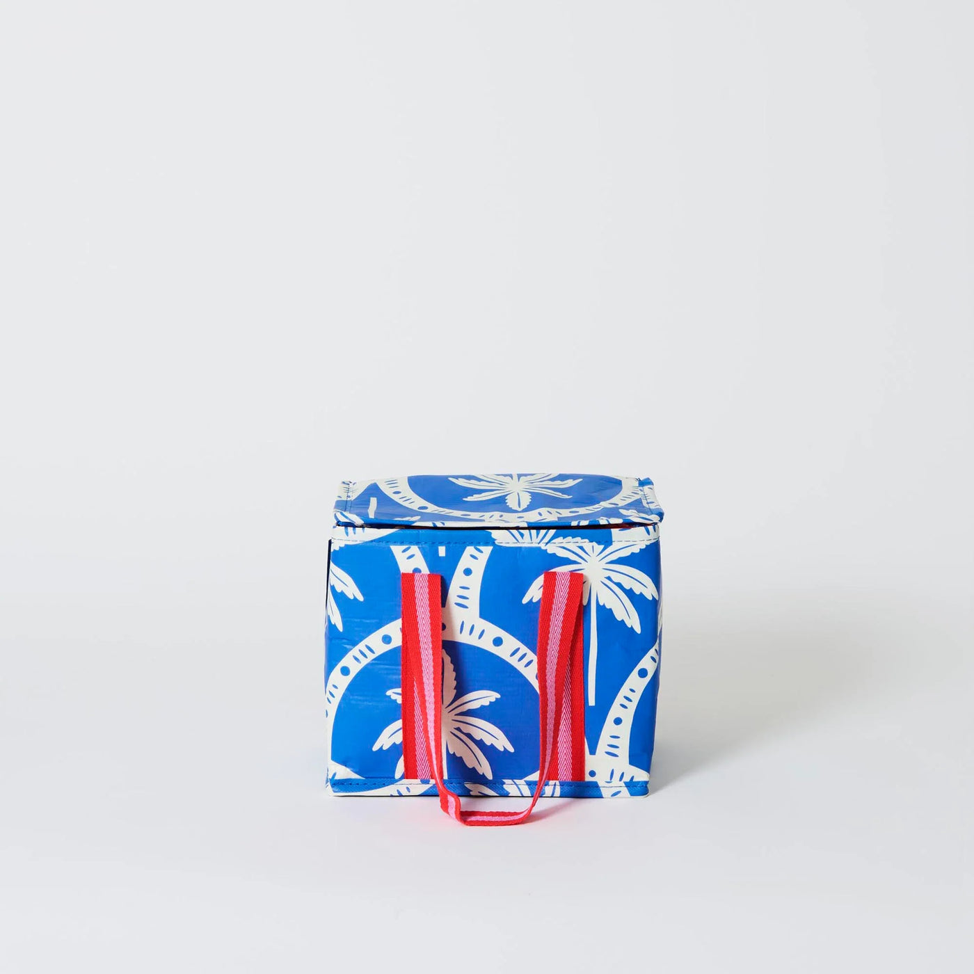 Mini Insulated Tote - Blue Palm