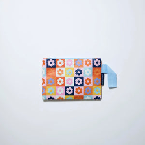 Mini Zip Pouch - Square Garden