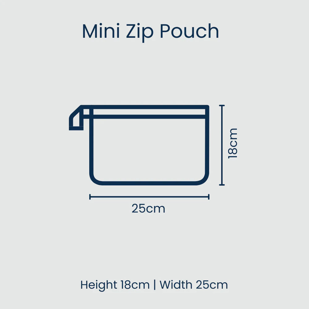 Mini Zip Pouch - Sunny Floral
