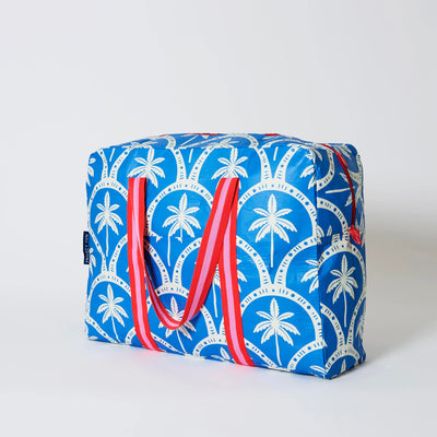 Overnight Bag - Blue Palms