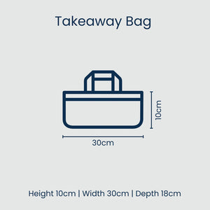 Takeaway Bag - Polka Dot