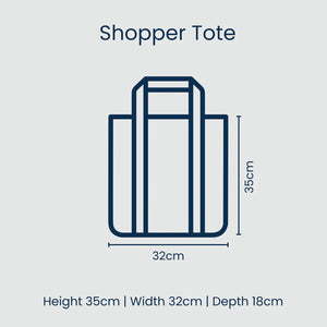 The Shopper - Blue Palm