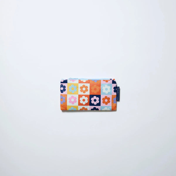 Tiny Zip Pouch - Square Garden