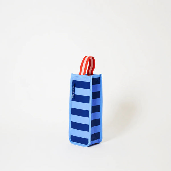 Wine Bag - Blue Stripe