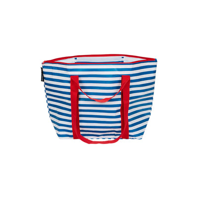 Zip Medium Tote- Breton Stripe