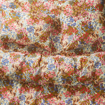 Aisha Cotton Quilt Cover - Ginger