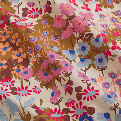 Aisha Cotton Quilt Cover - Ginger