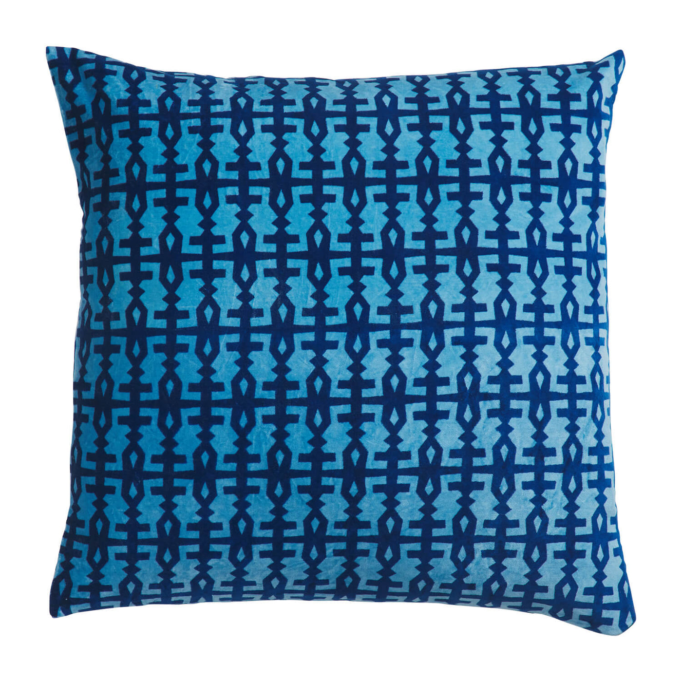 Amata Velvet Cushion - Blue Jean