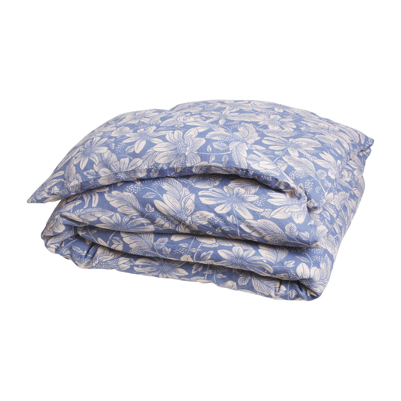 Amrita Linen Quilt Cover Set - Smoke