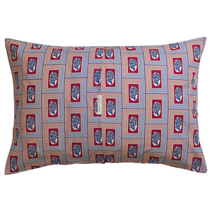 Antonella Cotton Pillow Case Set - Crimson