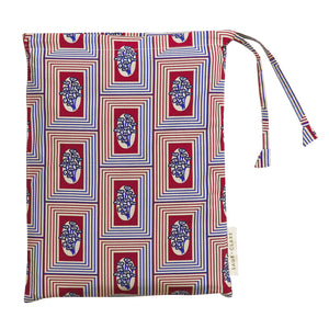 Antonella Cotton Pillow Case Set - Crimson