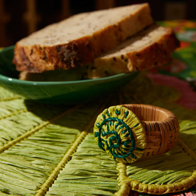 Aria Napkin Ring Set - Dune