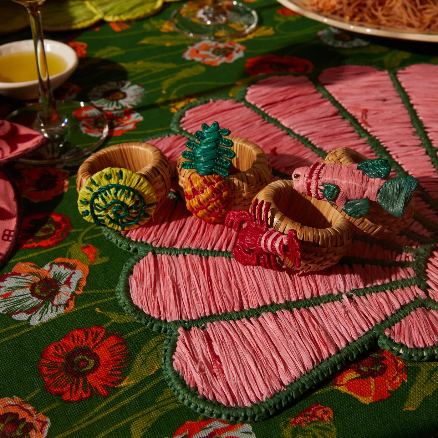 Aria Napkin Ring Set - Dune