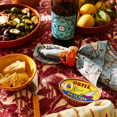 Aria Napkin Ring Set - Flame